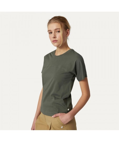 T-SHIRT K-WAY GIZELLE GREEN...