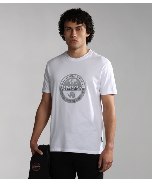 T-SHIRT NAPAPIJRI BOLLO BIANCO