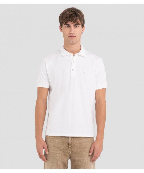 POLO REPLAY JERSEY WHITE