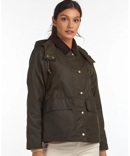 GIACCA BARBOUR AVON WAX OLIVE