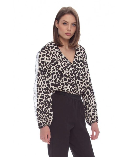 BLUSA KOCCA ANIMALIER...